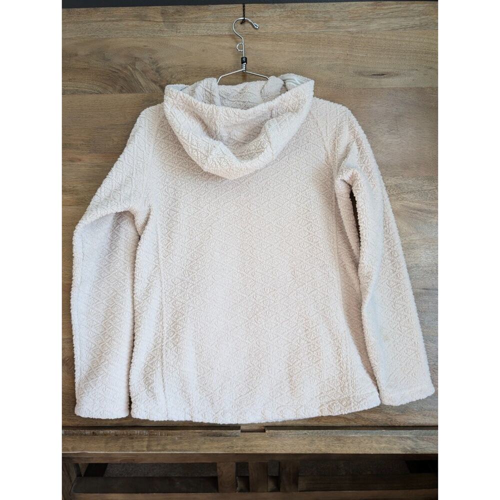 Patagonia Text Patt Hoodie Womens Small Beige Diamond Capra Long Sleeve Pullover - Picture 2 of 4